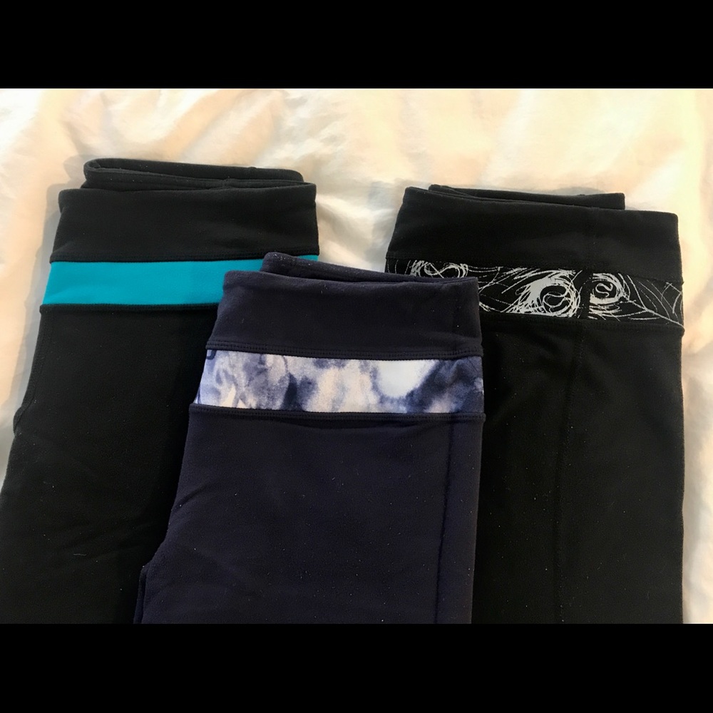 Lululemon Reversible 3/4 Crops - Picture 2 of 4
